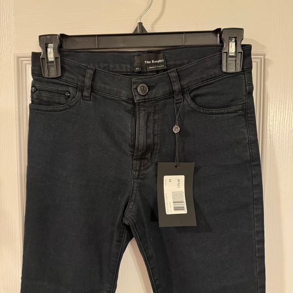 The Kooples Soft Denim Skinny Jeans Black Size 25 NWT - Picture 13 of 16